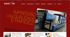 Desktop Screenshot of expressaografica.com